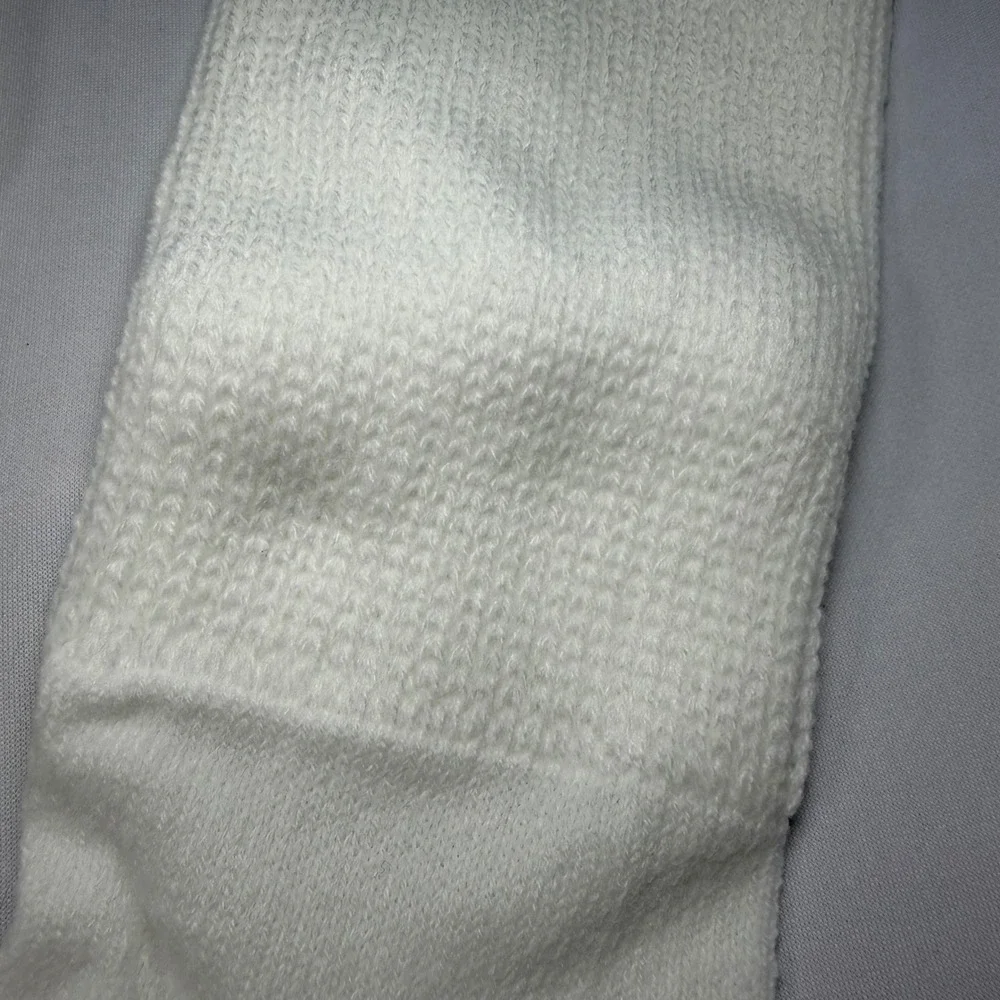 Thigh High Cable Knit Socks Womens White Balletcore Slouchy Ballet Boots Costume